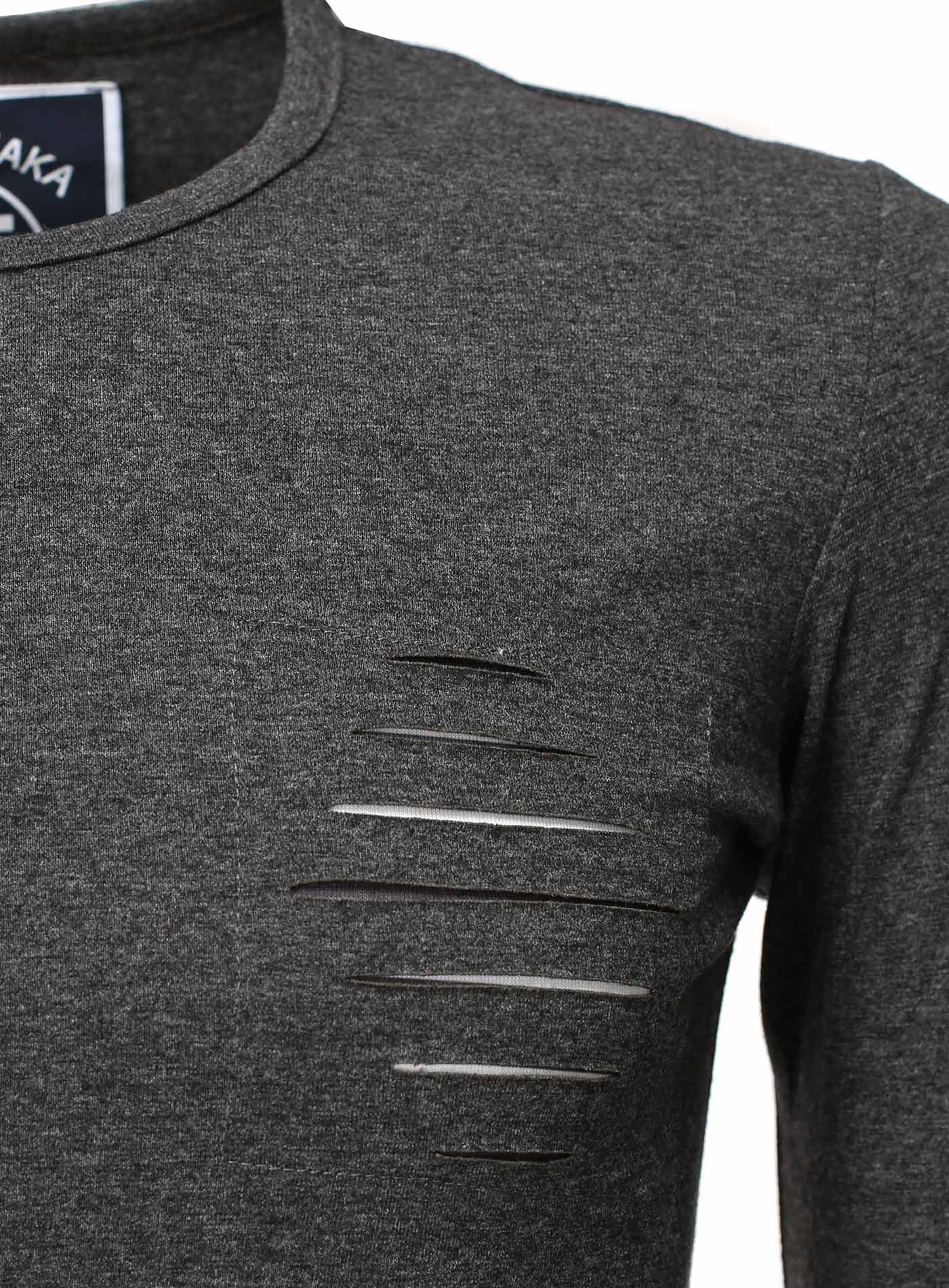 Longsleeve mit seitlichem Zip Stripe Crack